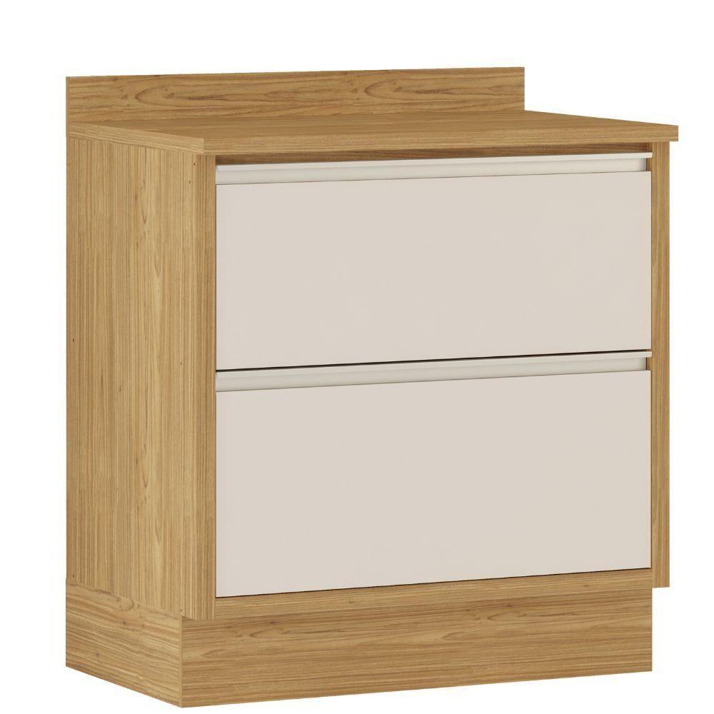 Balcão De Cozinha 1 Porta E 1 Gaveta Off White Lisboa Itatiaia - 1