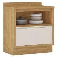 Balcão De Cozinha 1 Porta E 1 Gaveta Off White Lisboa Itatiaia - 2