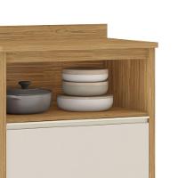 Balcão De Cozinha 1 Porta E 1 Gaveta Off White Lisboa Itatiaia - 3