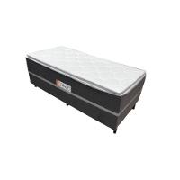 Cama Box Solteiro Conjugada (88x70) D28 Cinza-branco New Breare Topázio Colchões - 2