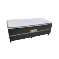 Cama Box Solteiro Conjugada (88x70) D28 Cinza-branco New Breare Topázio Colchões - 3