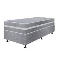 Cama Box Solteiro (88x188) D28 Cinza Prime Topazio Colchões D28 Cinza - 2