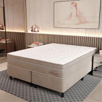 Cama Box Queen (158x198) D26 Creme Suecia Pocket Topazio Colchões - 1