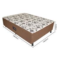 Cama Box Casal Conjugada (138x188) D28 Cacau Roma Design Colchões - 4
