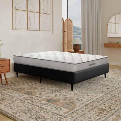 Cama Box Casal (138x62) D20 Robust Dupla Face Bage-preto Ortobom