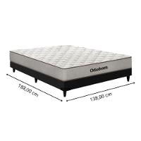 Cama Box Casal (138x62) D20 Robust Dupla Face Bage-preto Ortobom - 3