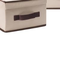 Caixa Organizadora Dobravel Guarda Roupa Porta Lençol Desmontável Empilhavel Com Tampa Closet Armario Toalha - 6