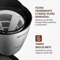 Cafeteira Mondial C37 Jarra Inox 30 Xícaras 800W Preto 220V