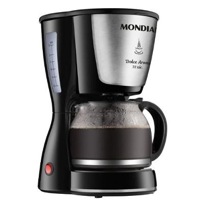 Cafeteira Elétrica Mondial Dolce Arome C-32 32 Xícaras Preto-inox Preto - Inox 110V