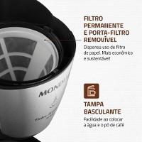 Cafeteira Elétrica Mondial Dolce Arome C-32 32 Xícaras Preto-inox Preto - Inox 110V