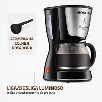 Cafeteira Elétrica Mondial Dolce Arome C-32 32 Xícaras Preto-inox Preto - Inox 110V - 6