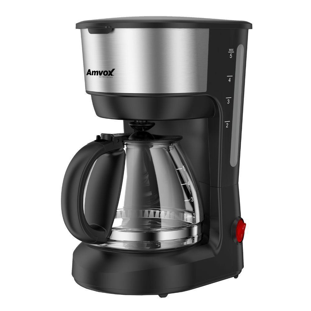 Cafeteira Elétrica Amvox ACF227 18 Xícaras Preta-inox 220V - 1