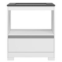 Balcão De Cozinha Cooktop 1 Gaveta Branco New - Granito Nt3110 Notável Móveis - 5