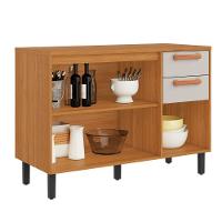 Balcão De Cozinha 3 Portas 2 Gavetas Cinamomo-off White Napoles Itatiaia - 3