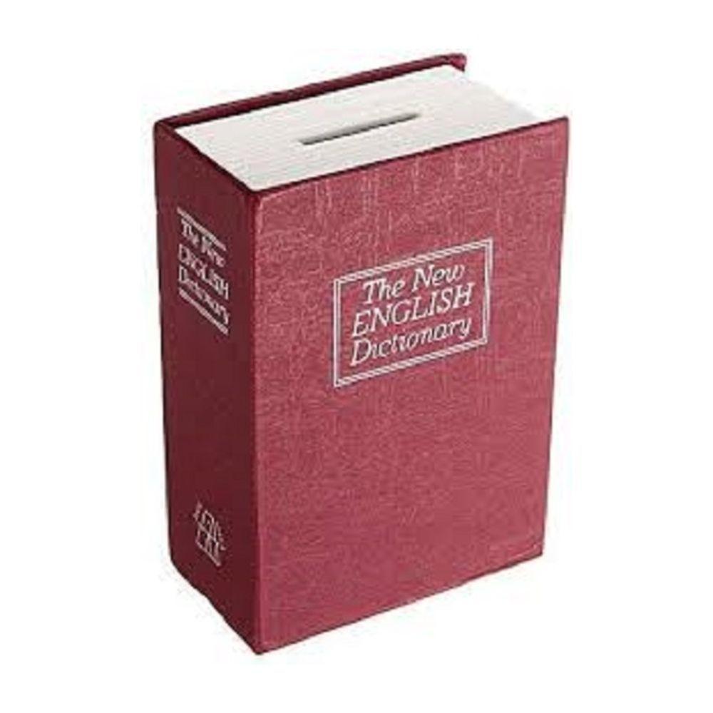 Cofre Livro De Segurança Camuflado Dicionario Com 2 Chaves Pequeno Porta Joias E Dinheiro Mini Luxo - 2