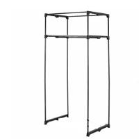 Guarda Roupa Cabideiro Portatil Arara Cabideiro Armario Multifuncional Dobravel Organizador Azul - 6