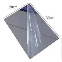 Kit 4 Espelho Adesivo Acrilico Espelhado Grande 20x30cm Flexivel Sem Furos Moldura Banheiro Quarto Sala Retangular Decor - 4