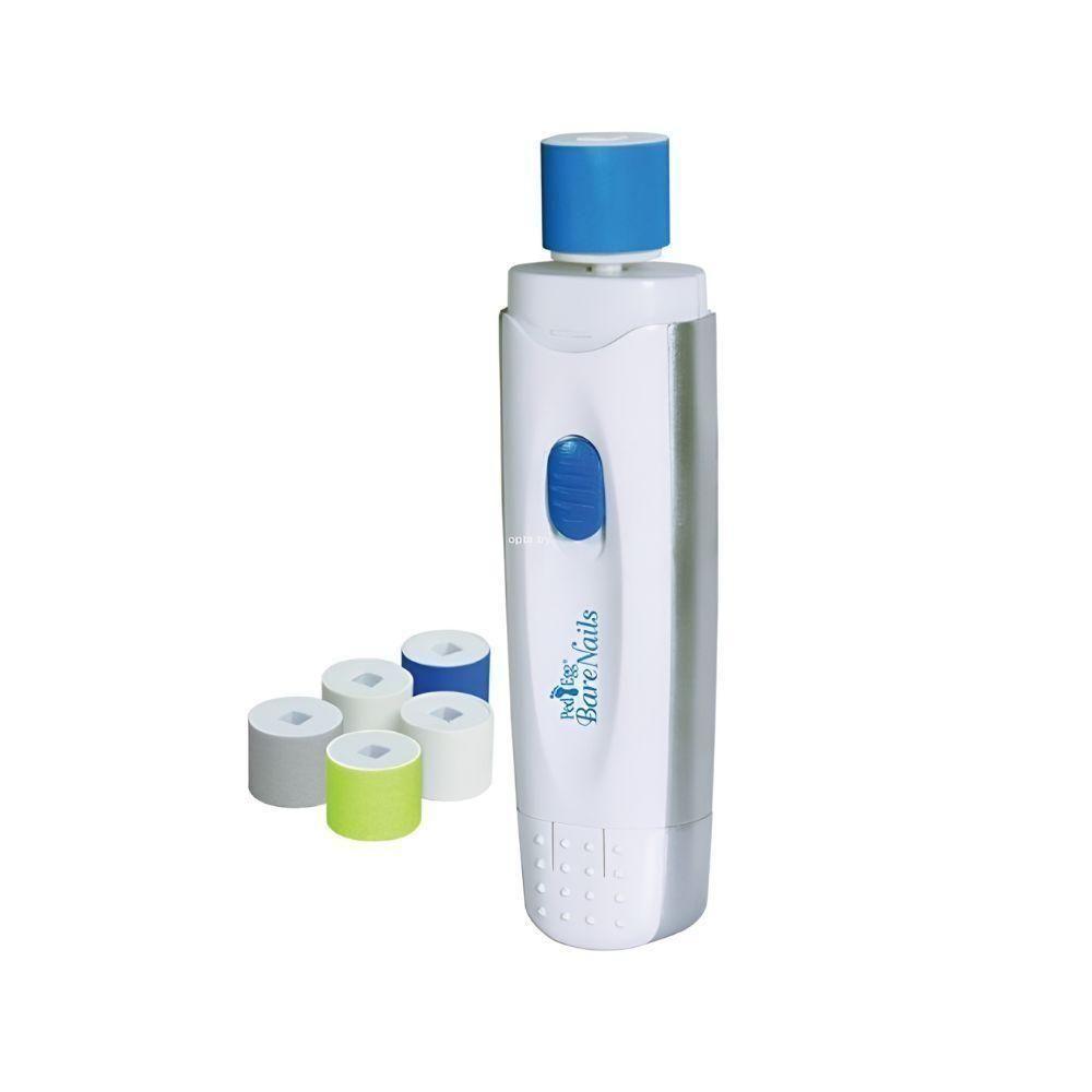 Kit Polidor De Unha Lixa Para Unha Calo Bare Nails Ped Egg Ideal Para Manicure A Pilha Com Acessórios - 3