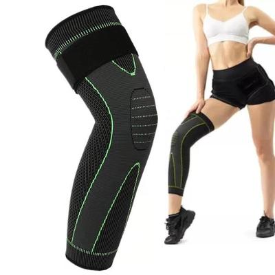Joelheira De Compressão Meia Térmica 3-4 Esporte Corrida Tensor Perna Coxa Panturrilha Articulada Circulação Estabilidade