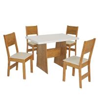 Mesa De Jantar 4 Cadeiras Freij? - Off White Ret Destak S?o Carlos Freijo - 2