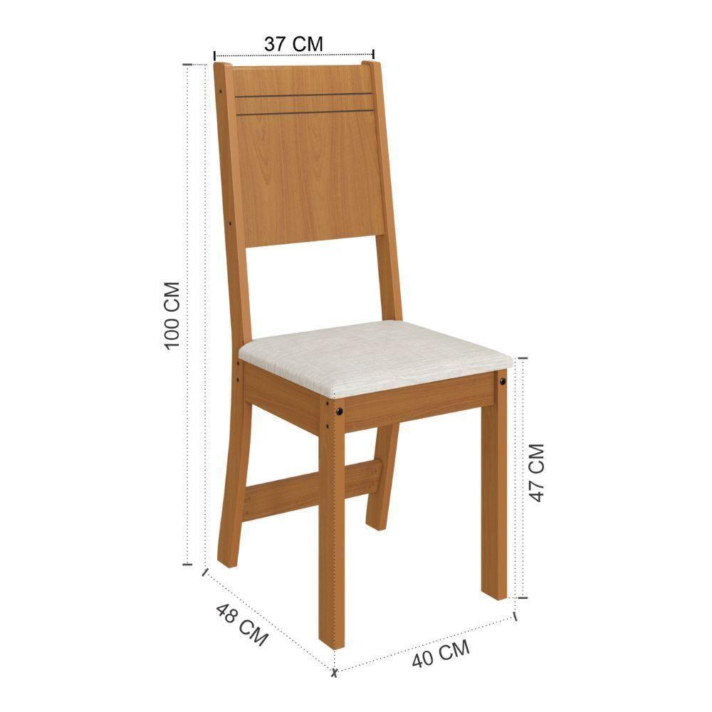 Mesa De Jantar 4 Cadeiras Freijo-off White Evora Indekes - 6