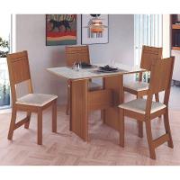 Mesa De Jantar 4 Cadeiras Freijo-off White Evora Indekes - 1