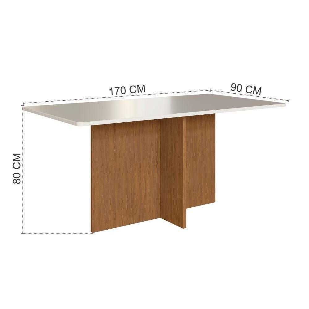 Mesa De Jantar 6 Cadeiras Freij?-off White Miami Indekes Ni - 5