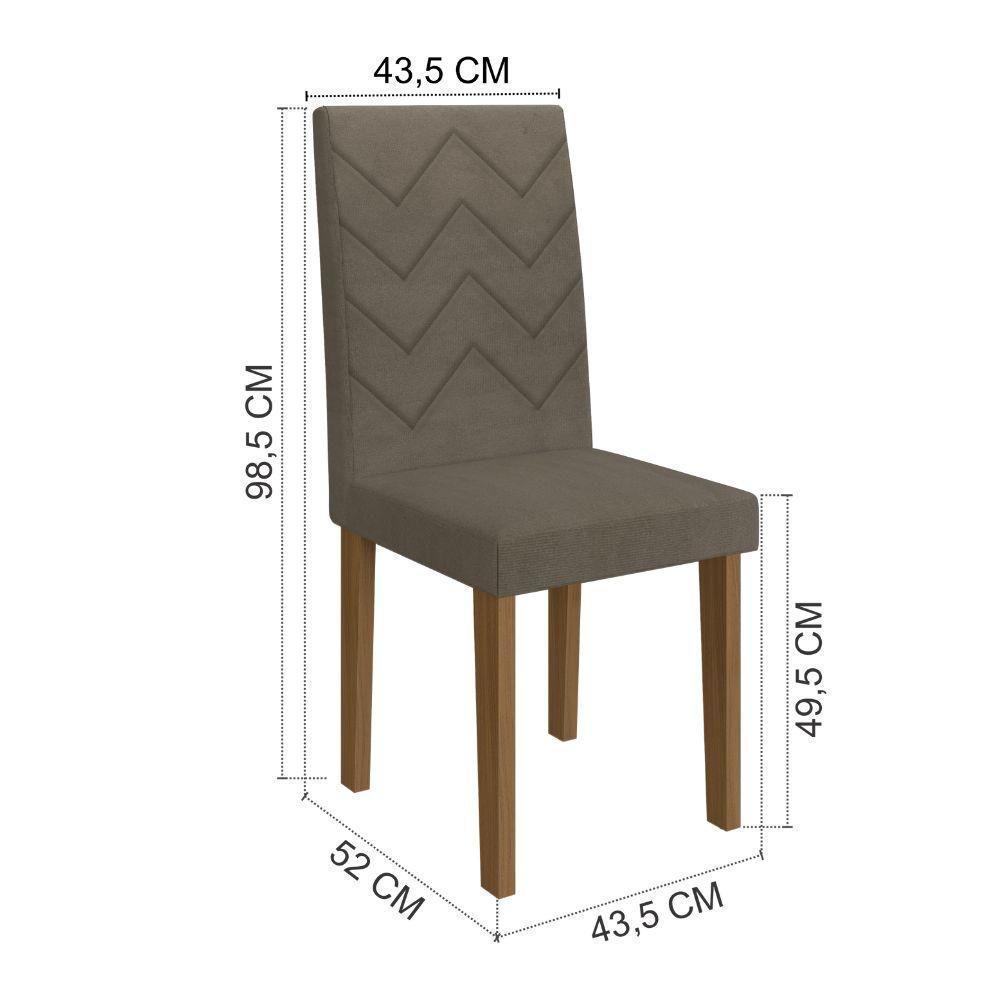 Mesa De Jantar 6 Cadeiras Freij?-off White Miami Indekes Ni - 6