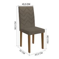 Mesa De Jantar 6 Cadeiras Freij?-off White Miami Indekes Ni - 6