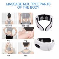 Massageador De Pescoco Ombros Lombar Eletrico Tens Cervical Fisioterapia Magnetico Massagem Shiatsu Tens - 3