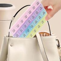 Porta Comprimidos 28 Divisórias Organizador De Remédios Suplementos Vitamina Caixa De Medicamentos Semanal Caixa Pesca - 3