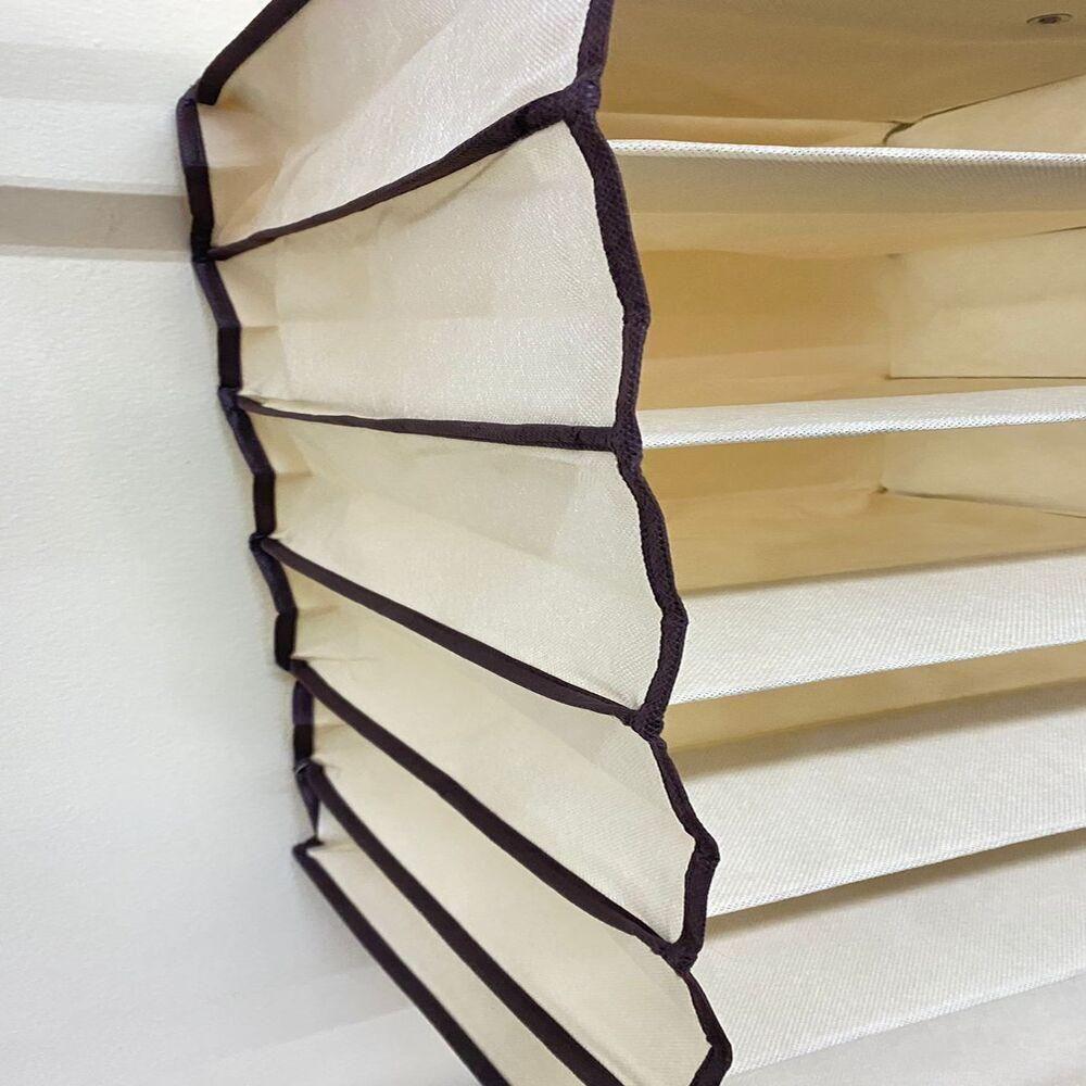 Organizador Guarda Roupa 6 Prateleiras Sapateira Vertical Closet Armário Cabide Portátil Mala Viagem - 4