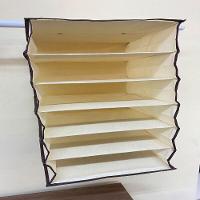 Organizador Guarda Roupa 6 Prateleiras Sapateira Vertical Closet Armário Cabide Portátil Mala Viagem - 2