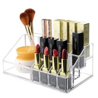 Organizador Maquiagem 6 Gavetas Acrilico Grande 17 Divisorias Porta Batom Cosmeticos Pinceis Caixa Esmalte Joias - 6