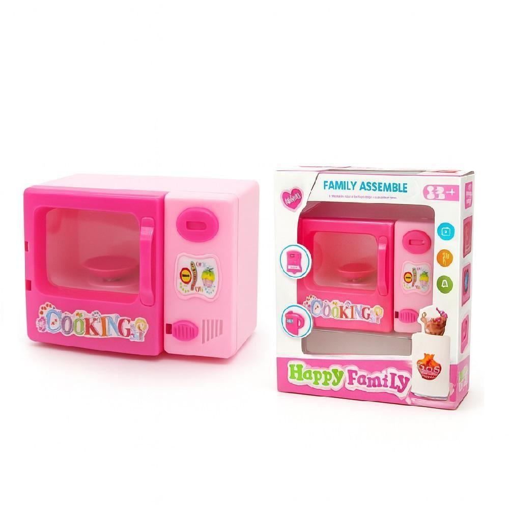 Mini Microondas Infantil Cozinha Brinquedo Forno Didatico Para Criança Boneca - 4