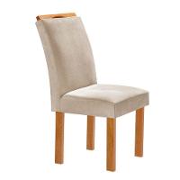 Mesa De Jantar 4 Cadeiras Tampo De Vidro Cinamomo-off White Qatar Cel Móveis