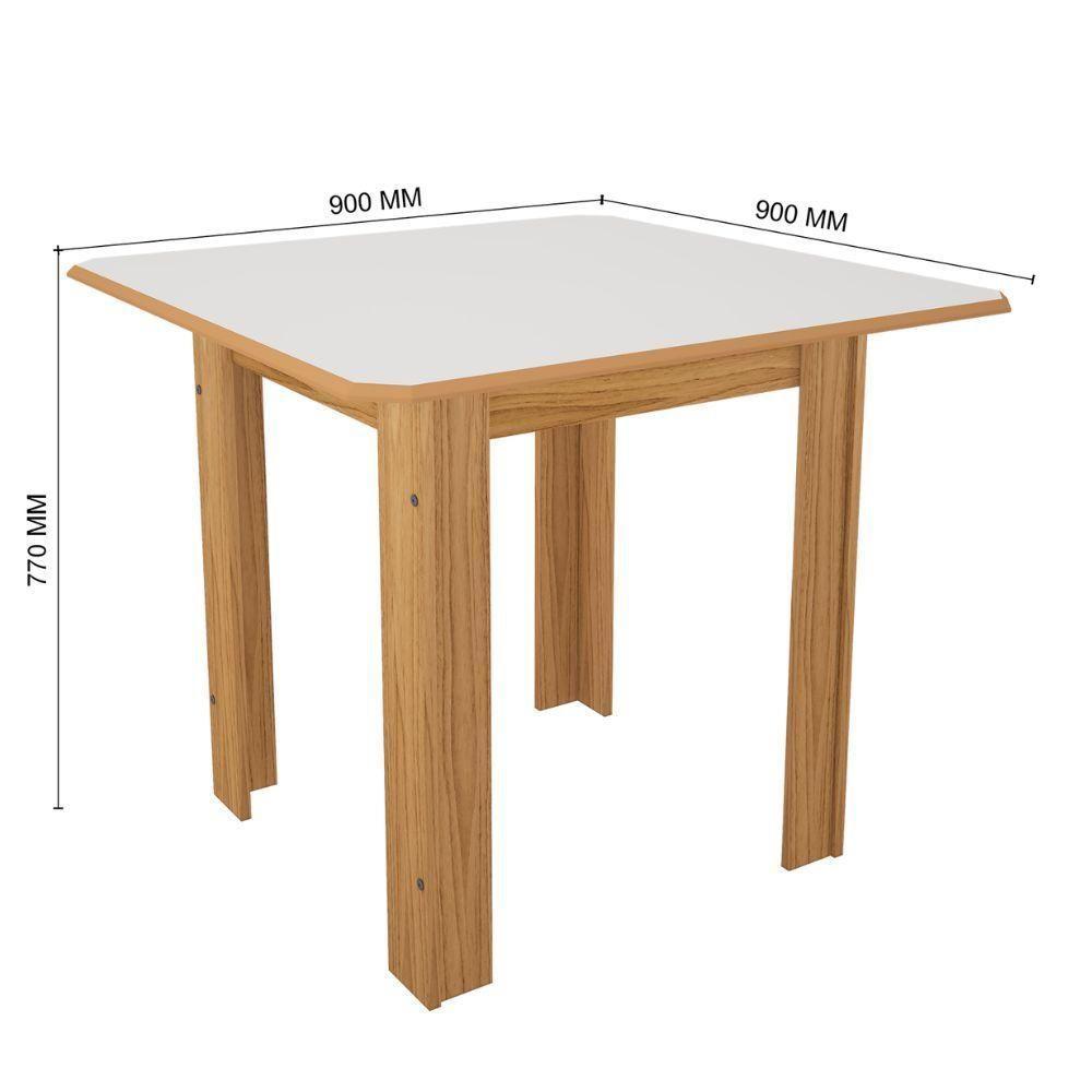 Mesa De Jantar 4 Cadeiras Freijo-off White Lisboa Indekes - 5