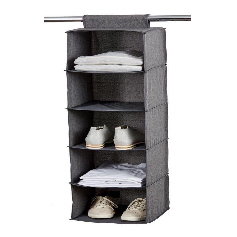 Sapateira Guarda Roupa Armário Cabide Organizador 5 Prateleiras Multiuso Closet - 1