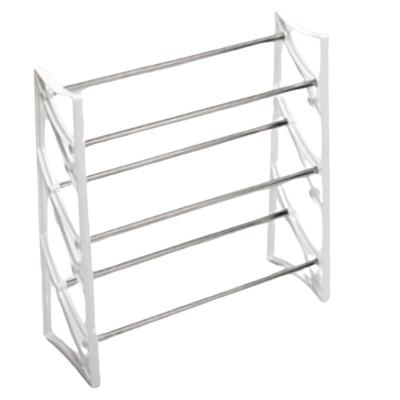 Sapateira Multifuncional 2 Em 1 Ampliável 9 Pares Salto Alto Rack Estante 18 Tênis Sapatos