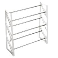 Sapateira Multifuncional 2 Em 1 Ampliável 9 Pares Salto Alto Rack Estante 18 Tênis Sapatos - 1