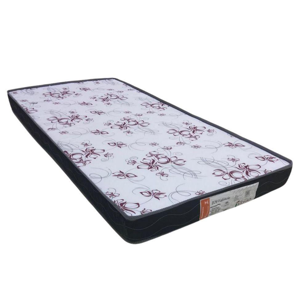 Colchão Solteiro D20 Preto Valencia Topázio Colchões - 1