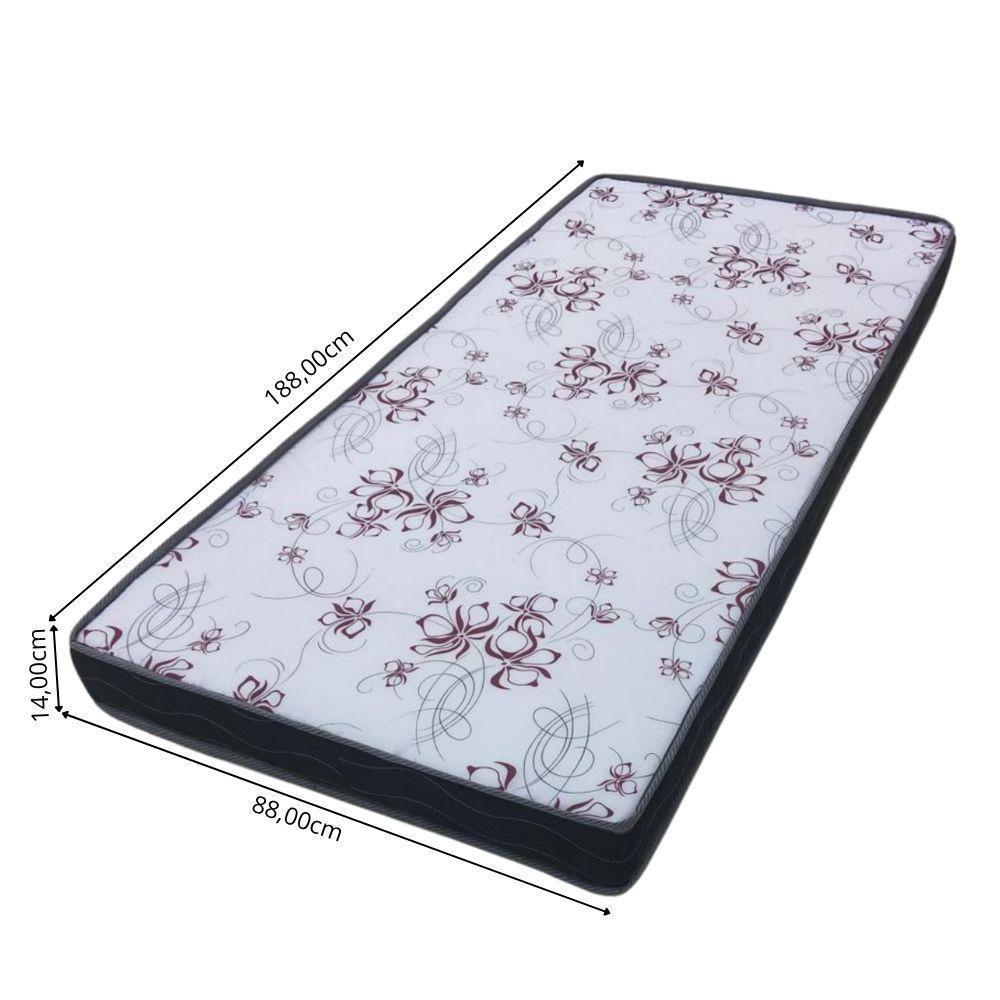 Colchão Solteiro D20 Preto Valencia Topázio Colchões - 5