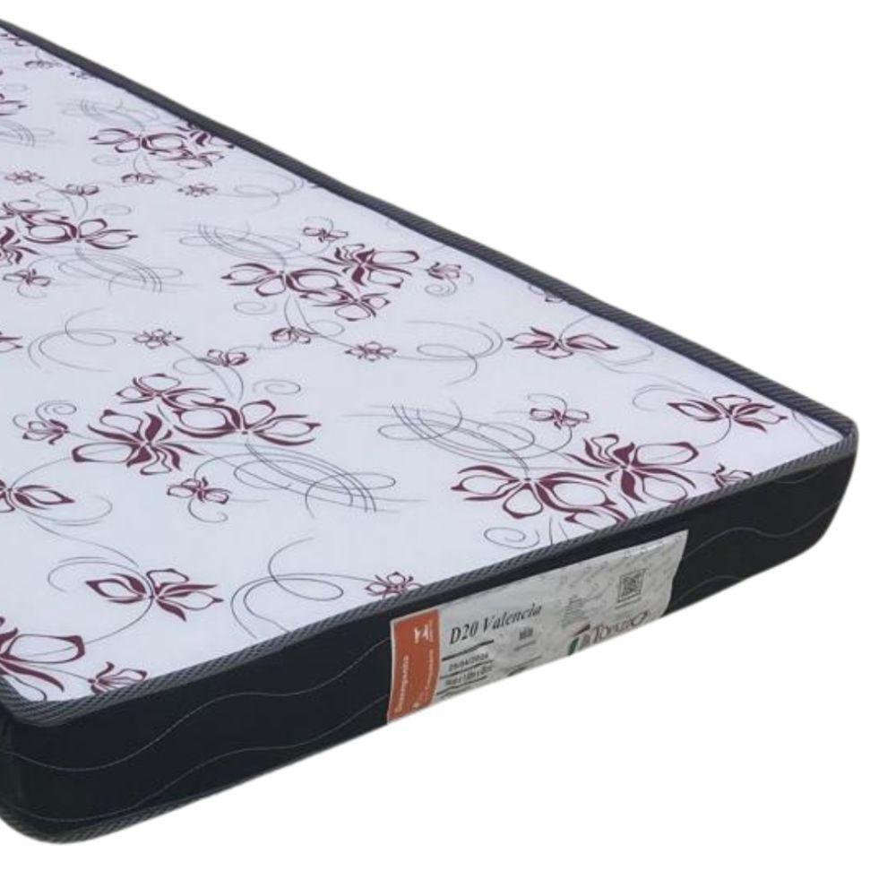 Colchão Solteiro (78x188) D20 Preto Valencia Topázio Colchões - 4