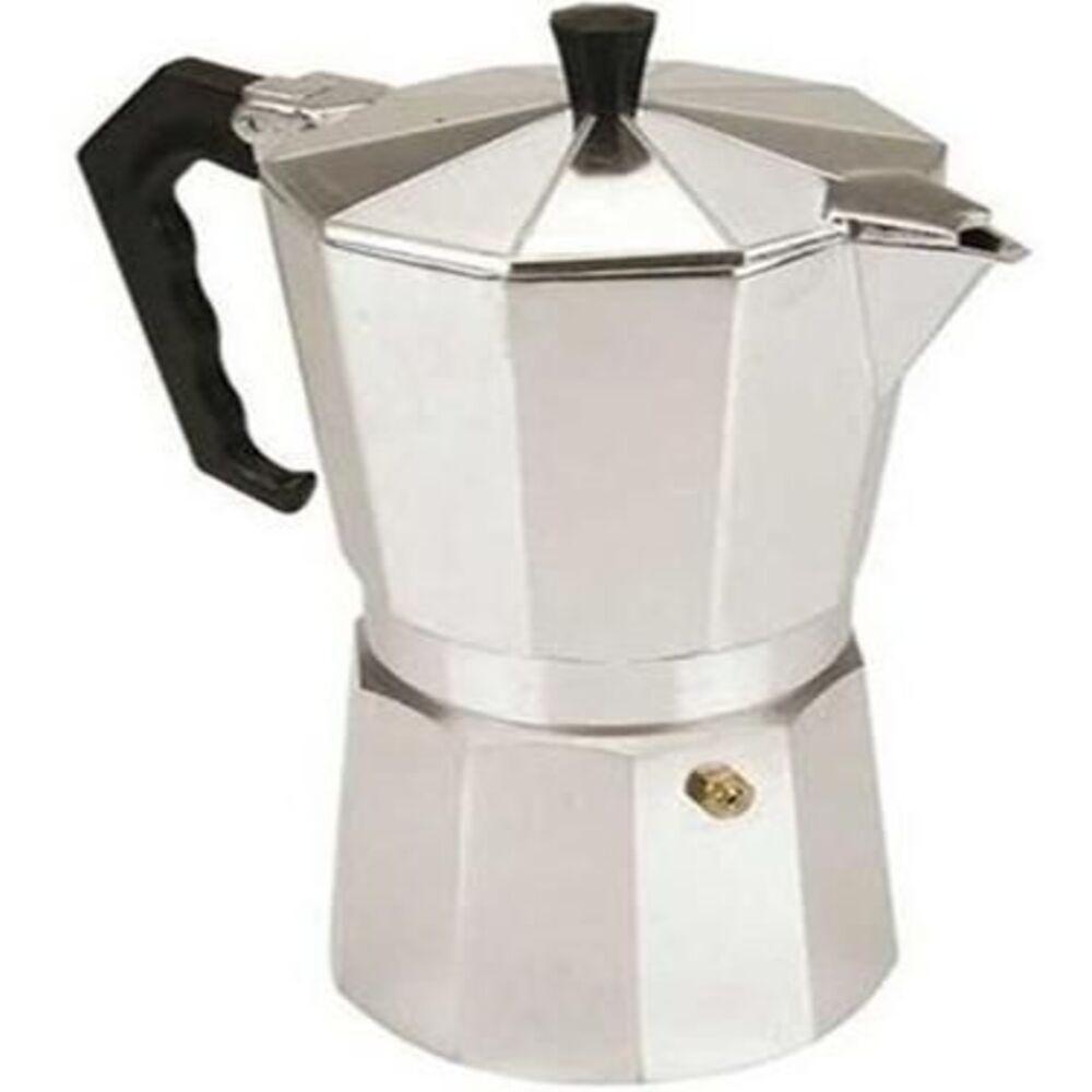 Cafeteira Italiana 3 Xicaras Express Moka Chaleira Luxo Elegante Aluminio Manual Profissional - 2