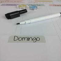 Lousa Magnética Planejamento Mensal Quadro Planner Semanal Tarefas Anotações Mural Planejador Diário Com Ímãs - 6