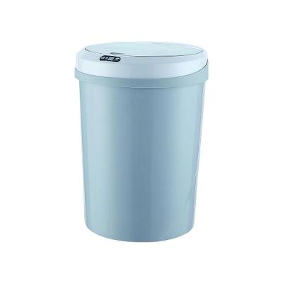Lixeira Automatica Sensor Touch Cesto Lixo 9 Litros Inteligente Banheiro Cozinha Azul Luxo