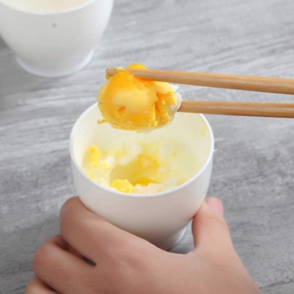 Kit 2 Forma Cozinhar Ovos Microondas Pote Recipiente Omelete Facil Vapor Fitness Pote Egg Cozinha Saudavel Rapida - 2