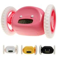 Relogio Despertador Com Rodinhas Fugitivo Digital Clocky Adulto Infantil Anti Sono Led Rodas Giratorio Extra Alto - 2