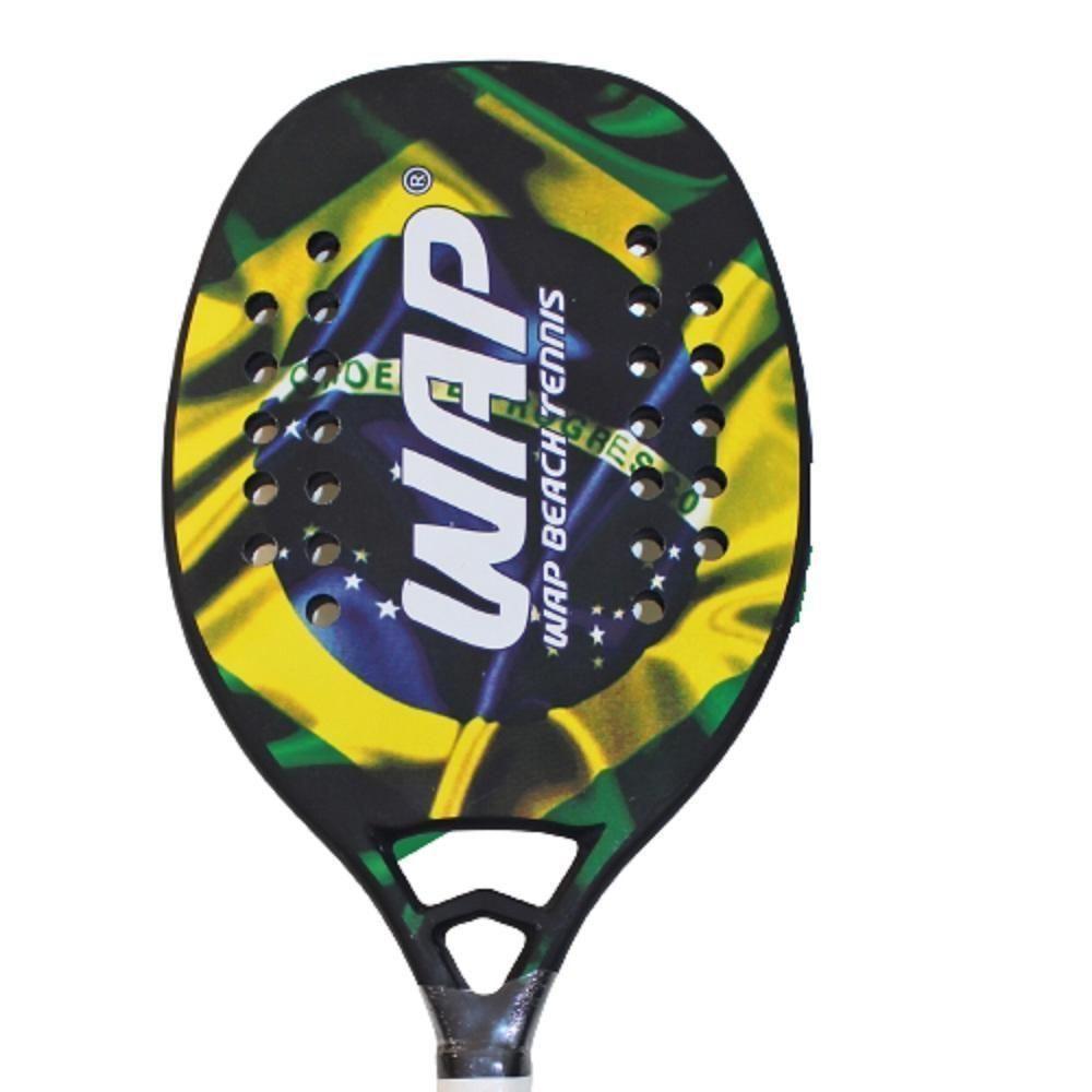 Raquete Beach Tennis Wbt Kevlar Com Fibra Carbono Brazilian 2021 Profissional - 4