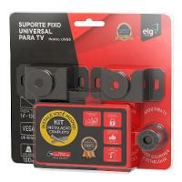 Suporte De Parede Fixo Para Tvs De 14" A 100" Uni88 Preto Elg - 2